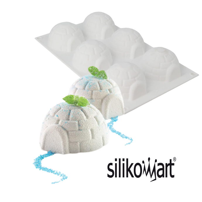 Moule silicone 6 Igloo 115 - Silikomart